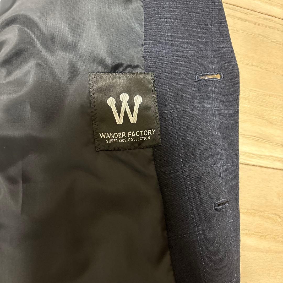 希少 170 人気 ネイビー チェック柄　ワンダーファクトリー 卒服