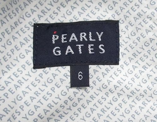 新品 パーリーゲイツ ゴルフ　ニコちゃん総柄パンツ/6(84-88)/ネイビー