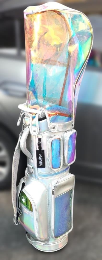 希少　HONMA GOLF クリア キャディバッグ　8インチ　ホログラム