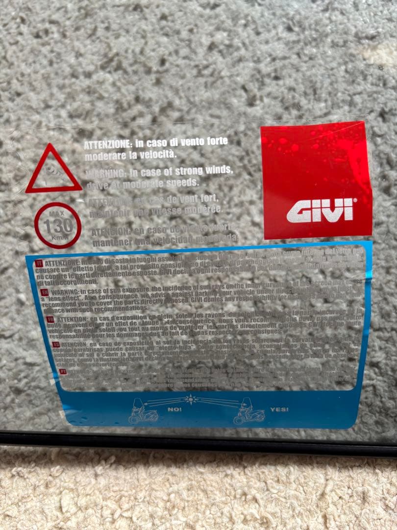 ホンダ　フュージョン　GIVI 大型スクリーン