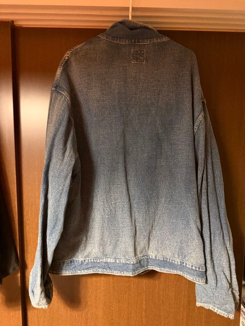 ポータークラシック　アフリカンコットンクリアジャケットブルー