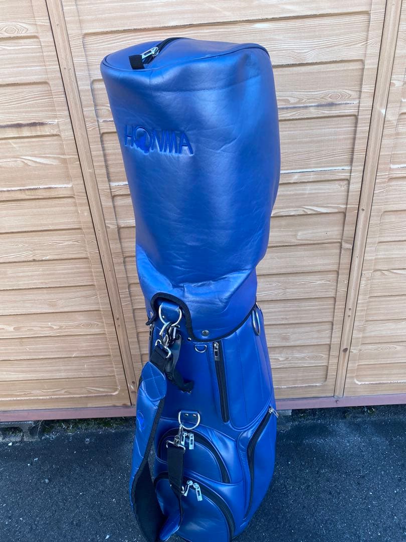 HONMA ホンマゴルフ キャディバッグ ブルー 8型 5分割 軽量 本間ゴルフ