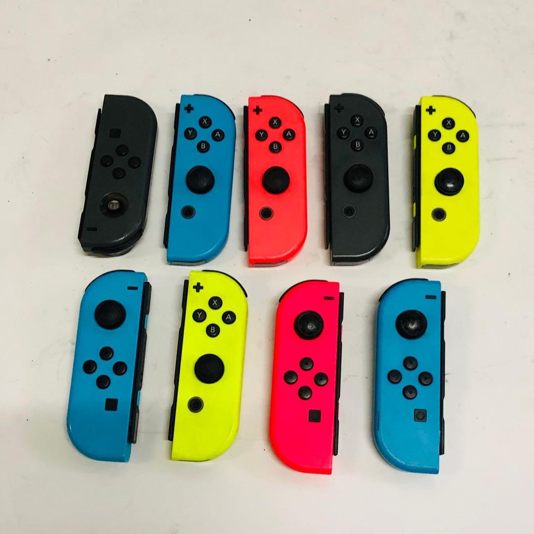 カラーブルーレッドSwitch 左右セットジョイコンJoy-Con/9台まとめて