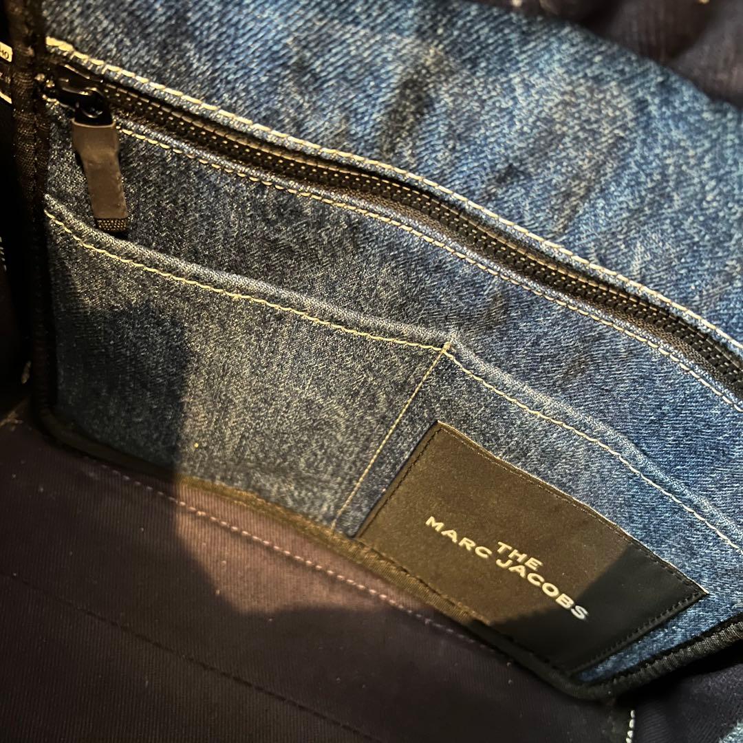 MARC JACOBS THE TOTE BAG デニムトートバッグ　ミディアム