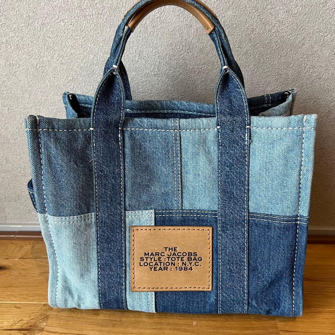 MARC JACOBS THE TOTE BAG デニムトートバッグ　ミディアム