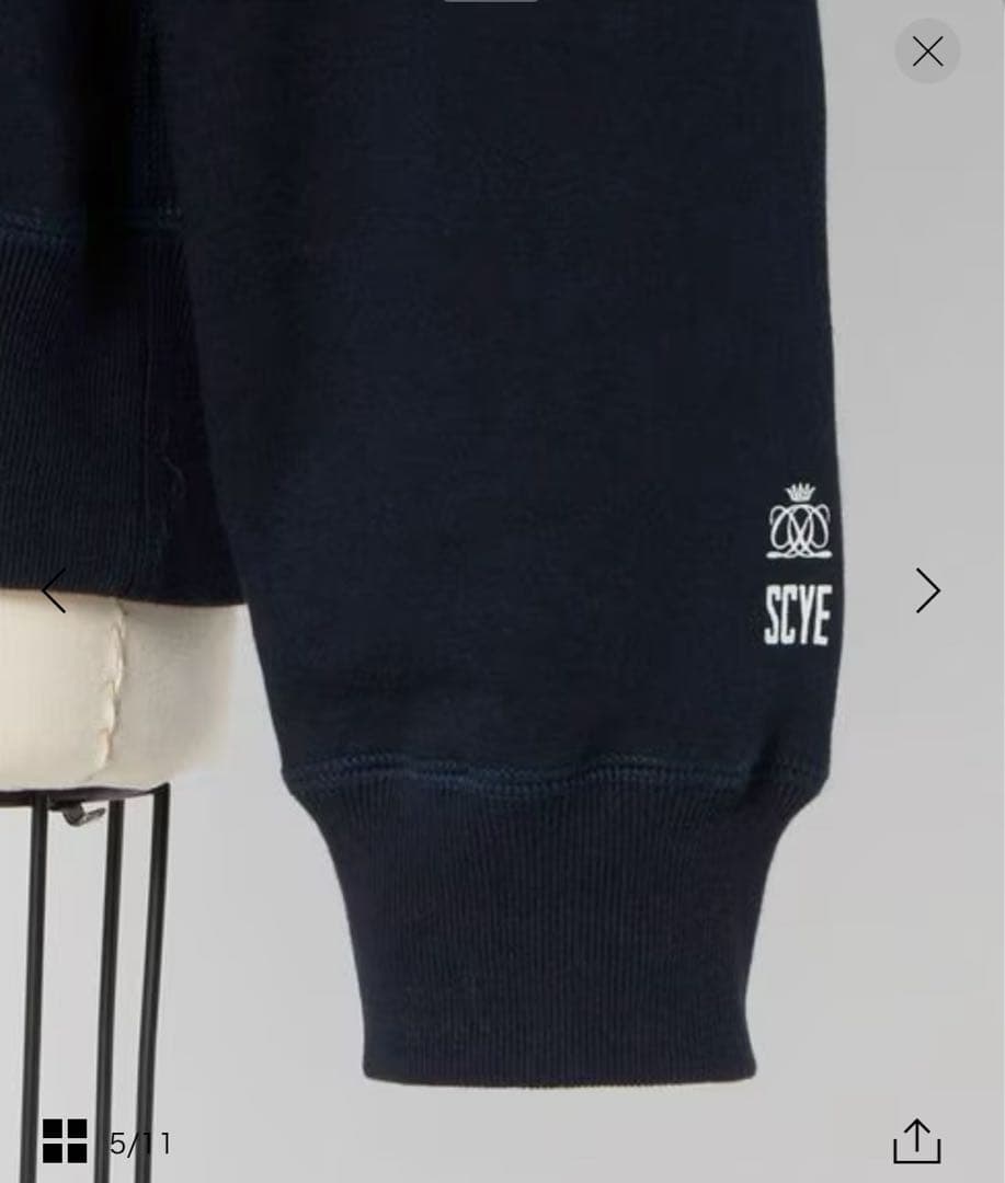 本日限定値下げ定価¥36300 SCYExDrawer SWEAT サイネイビー