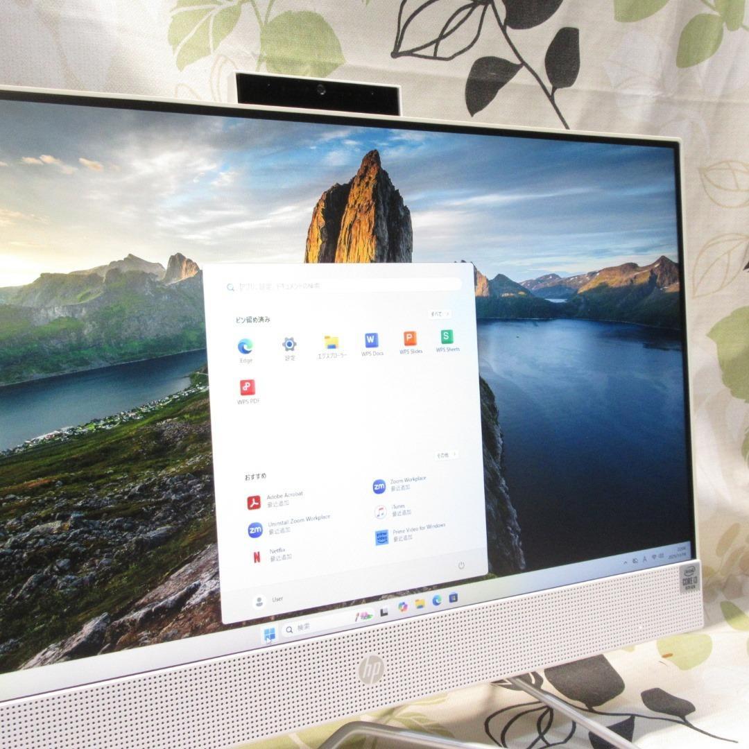 特価品！Win11公式対応10世代i3/メ8/SSD480/カメラ/無線/タッチ