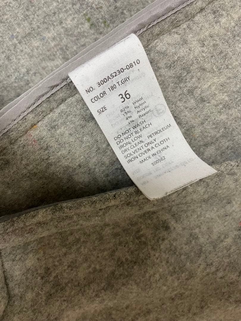 ENFOLD カラーネップ ダブルブレストチェスターコート 36