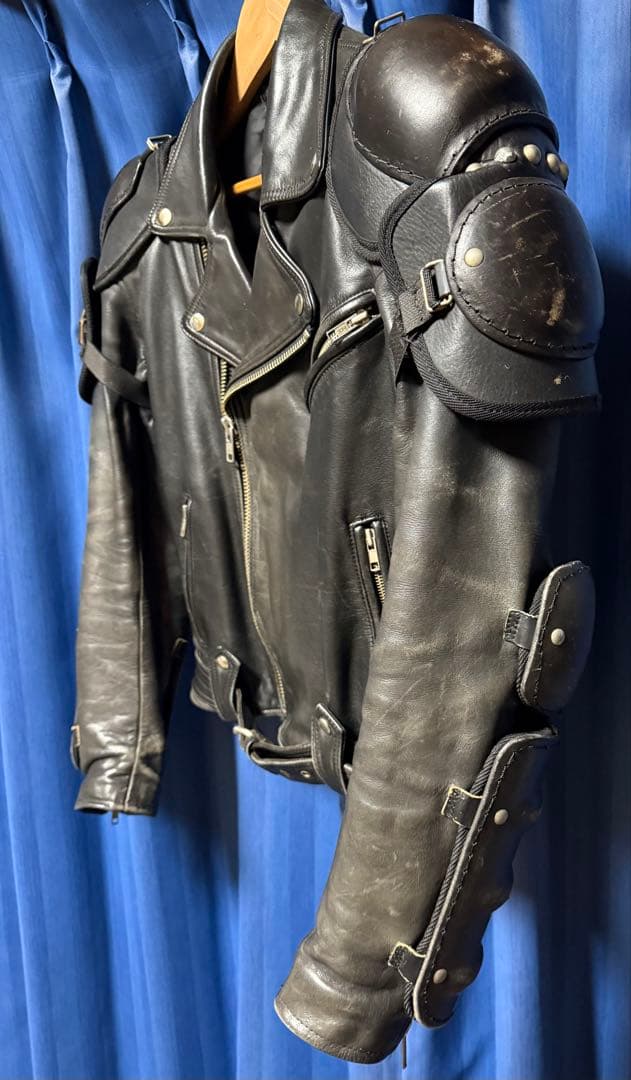 KADOYA カドヤ 牛革 本革 バトルジャケット ダブルレザージャケット L