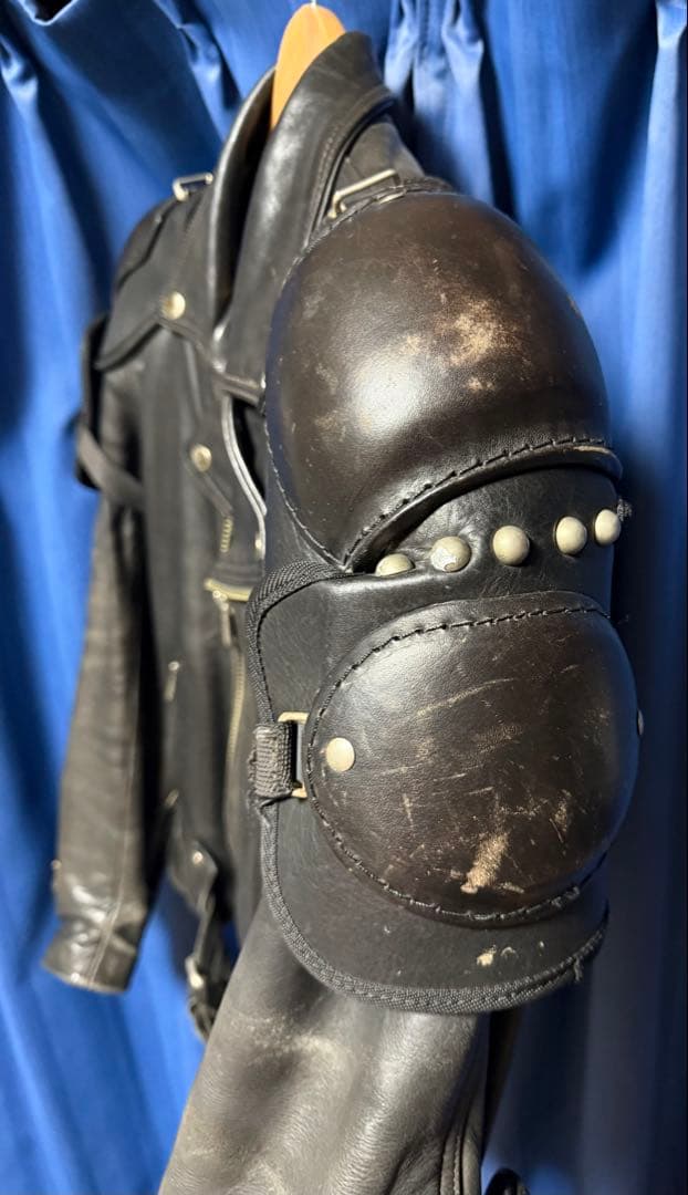 KADOYA カドヤ 牛革 本革 バトルジャケット ダブルレザージャケット L