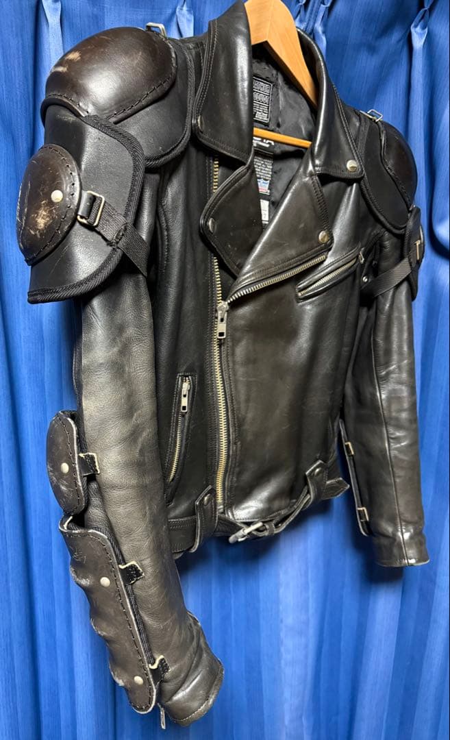 KADOYA カドヤ 牛革 本革 バトルジャケット ダブルレザージャケット L