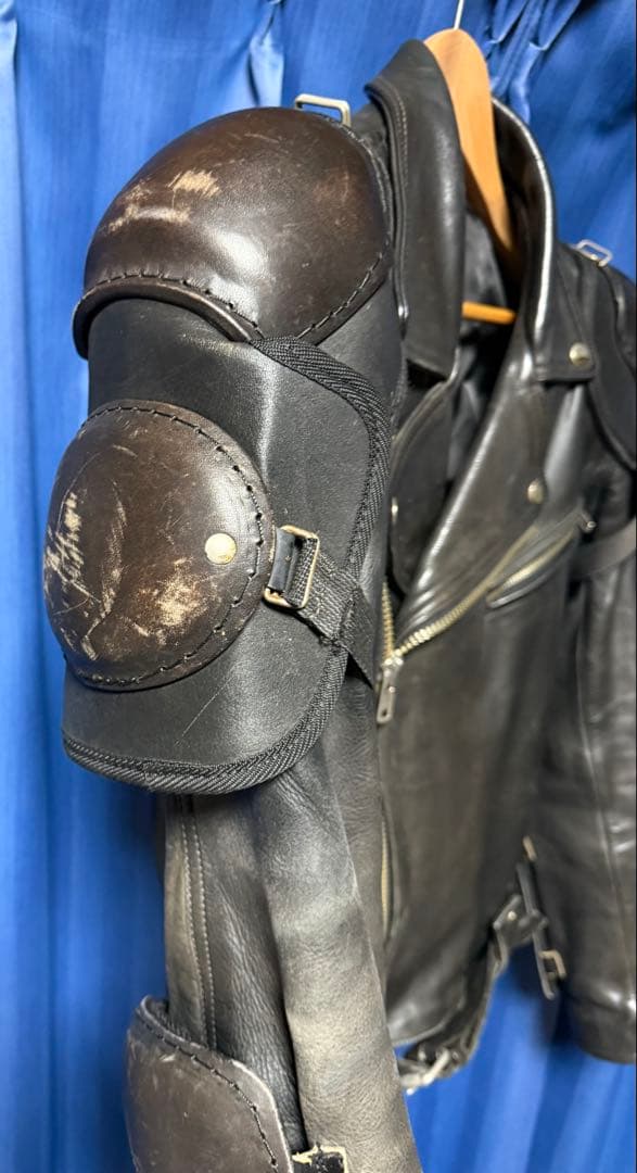 KADOYA カドヤ 牛革 本革 バトルジャケット ダブルレザージャケット L