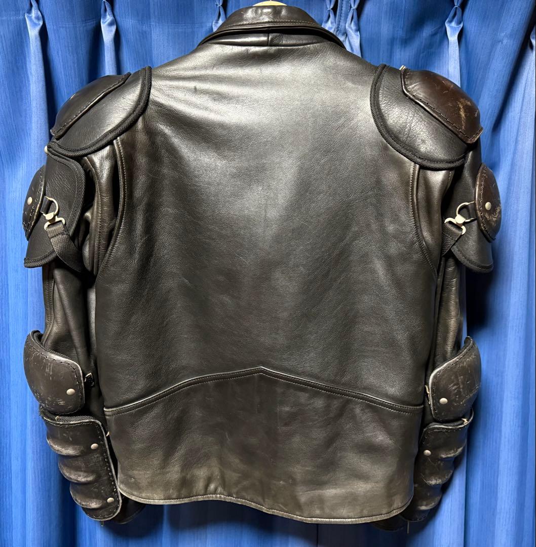 KADOYA カドヤ 牛革 本革 バトルジャケット ダブルレザージャケット L