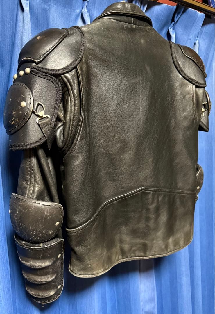 KADOYA カドヤ 牛革 本革 バトルジャケット ダブルレザージャケット L