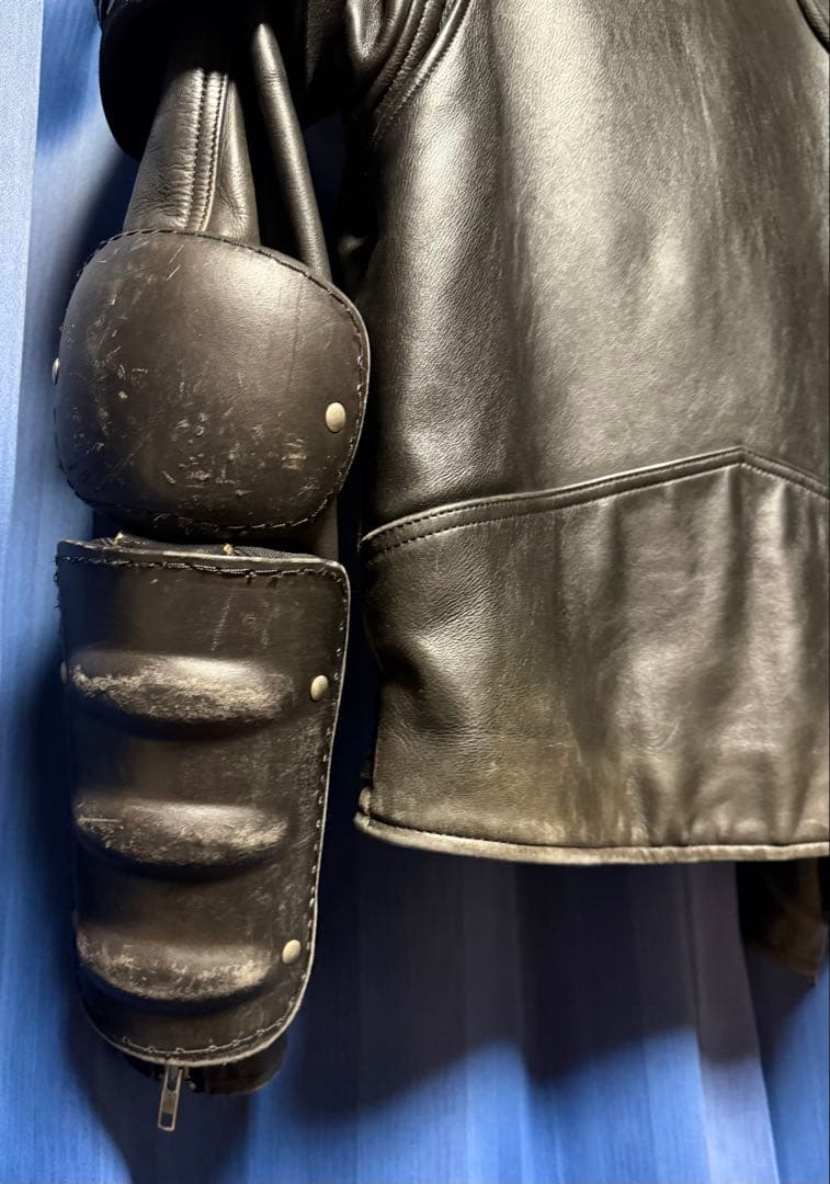 KADOYA カドヤ 牛革 本革 バトルジャケット ダブルレザージャケット L