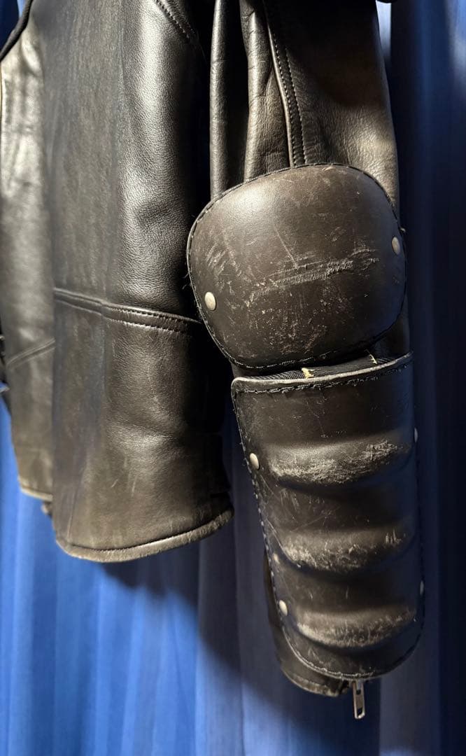 KADOYA カドヤ 牛革 本革 バトルジャケット ダブルレザージャケット L