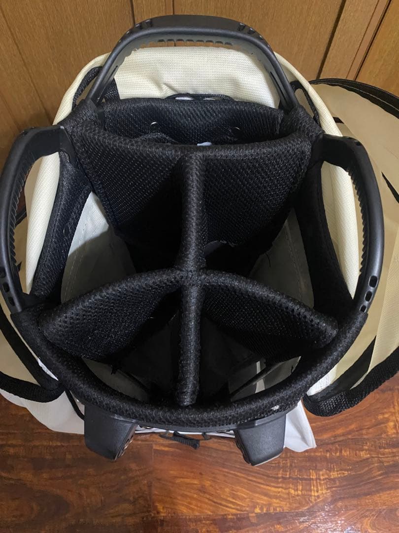 JACK BUNNY キャディバッグ ホワイト・ブラック