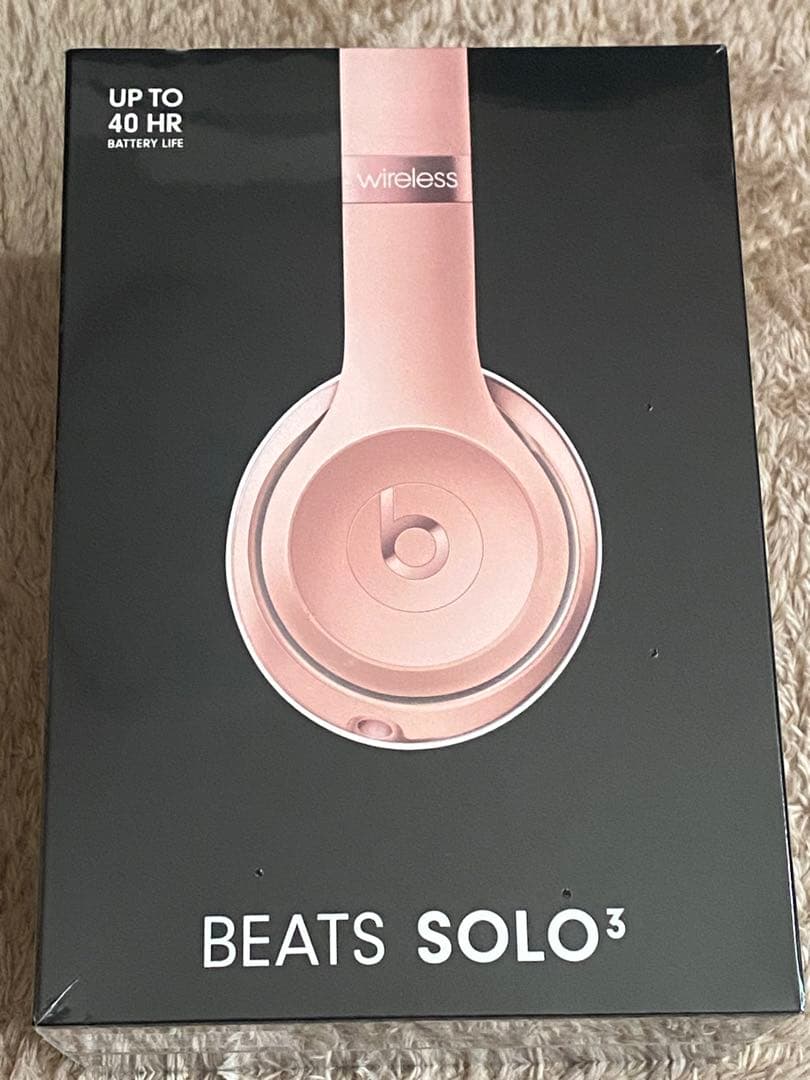 BEATS SOLO³ ワイヤレスヘッドフォン ローズゴールド