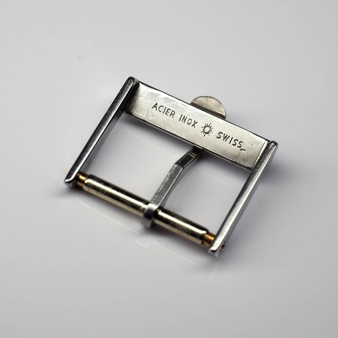 ◆オメガ◆約16ｍｍ幅◆尾錠◆純正◆ステンレス◆F-S