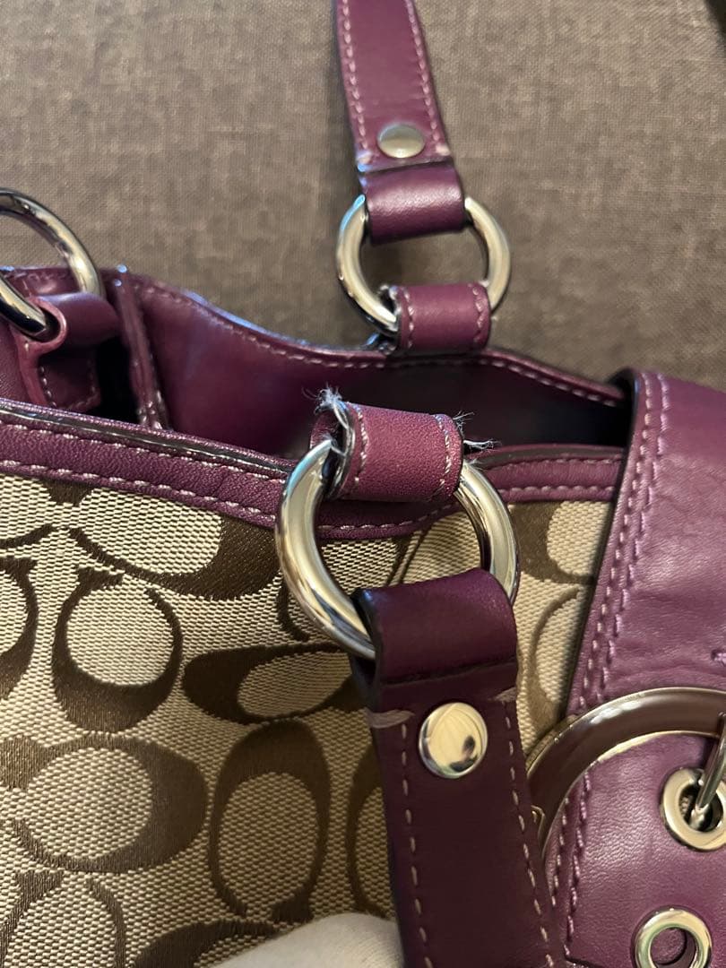 コーチ F17402 シグネチャー 2WAY トートバッグ