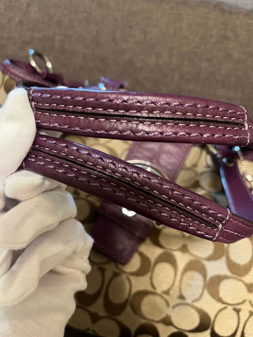 コーチ F17402 シグネチャー 2WAY トートバッグ