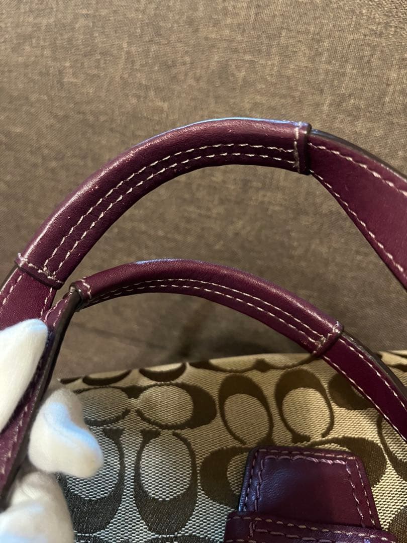 コーチ F17402 シグネチャー 2WAY トートバッグ