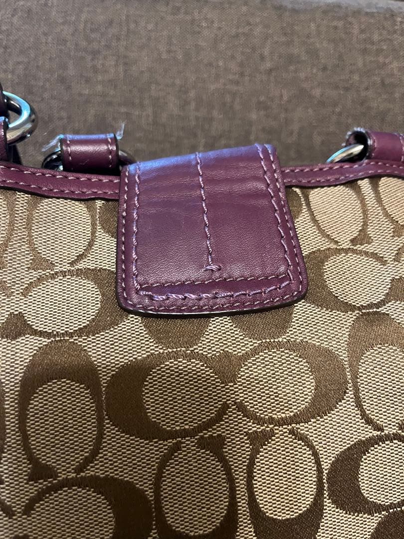 コーチ F17402 シグネチャー 2WAY トートバッグ