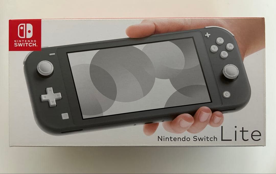 Nintendo Switch Lite グレー、保護フィルム、ハードカバー