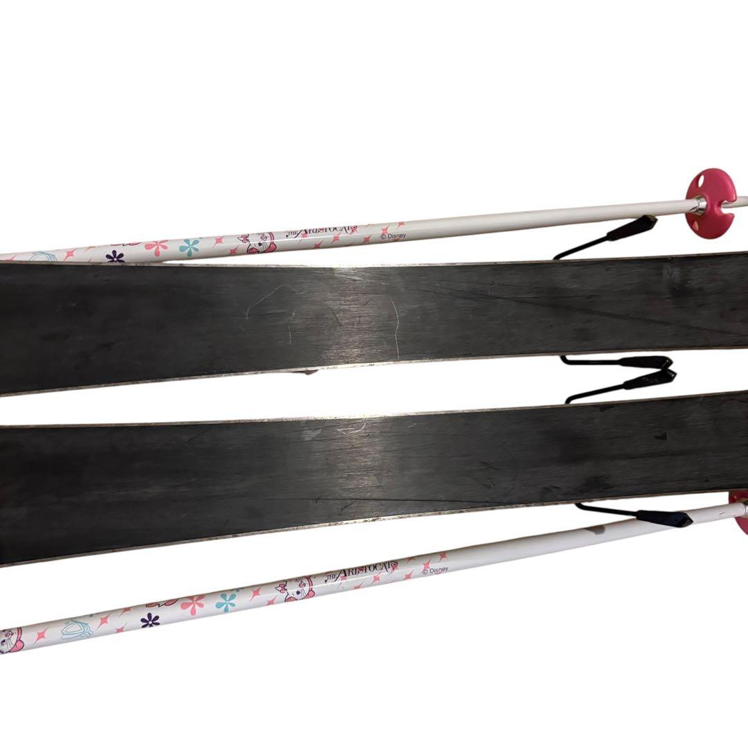 女の子　ジュニアスキーセット　ストック付19-19.5cm ディズニー　マリー