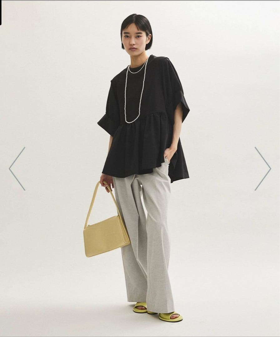 ADAMETROPE'FEMMEバウンスカフスプルオーバーアダムエロペ