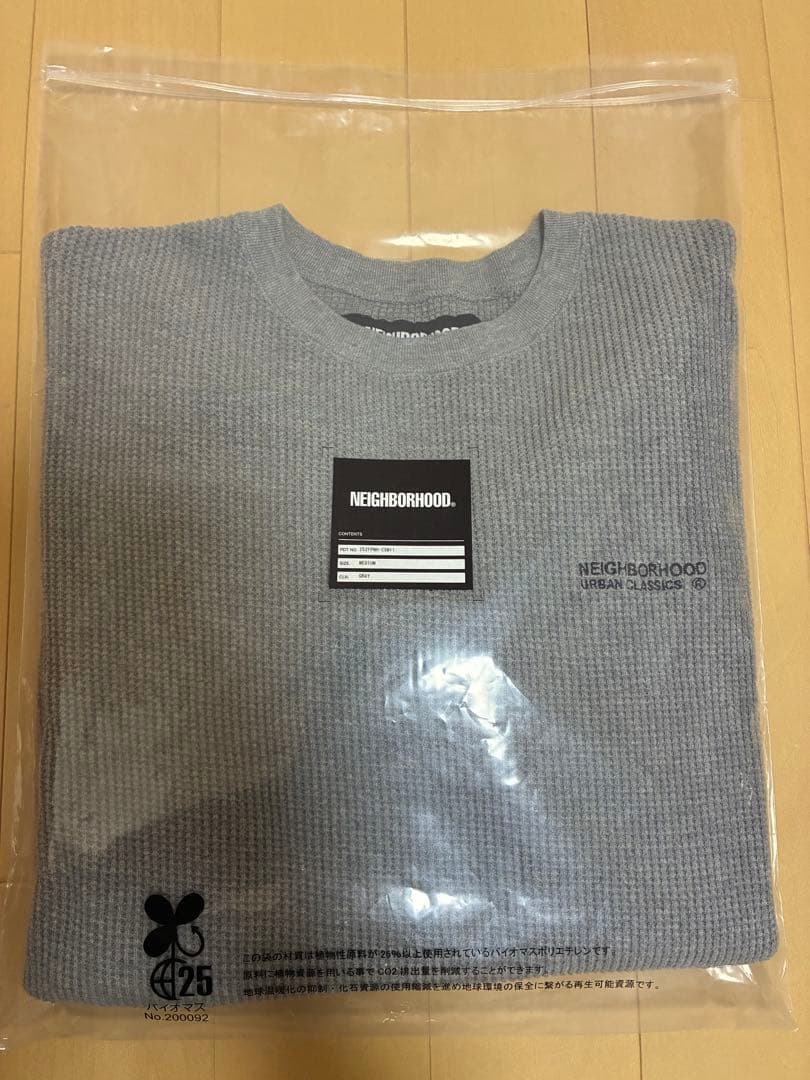 トップス NEIGHBORHOOD WAFFLE CREWNECK 25AW