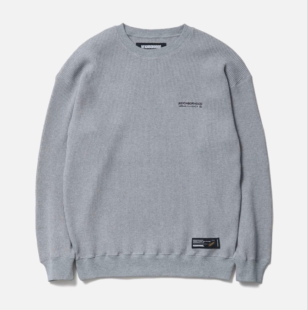 トップス NEIGHBORHOOD WAFFLE CREWNECK 25AW