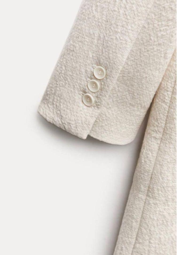 新品ZARA 定価22,990円 ウールブレンド ロングコートM ラスト1点♪