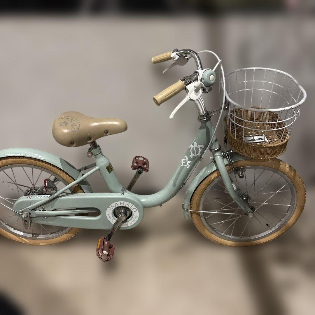 MAHALO 幼児用自転車 ミントグリーン　18インチ