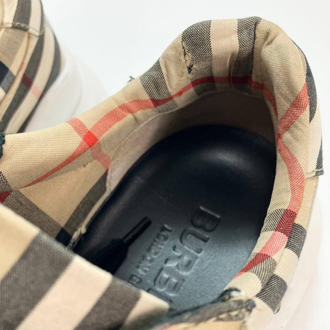 【定価12.5万円】BURRBERY ノバチェック ダッドスニーカー 37