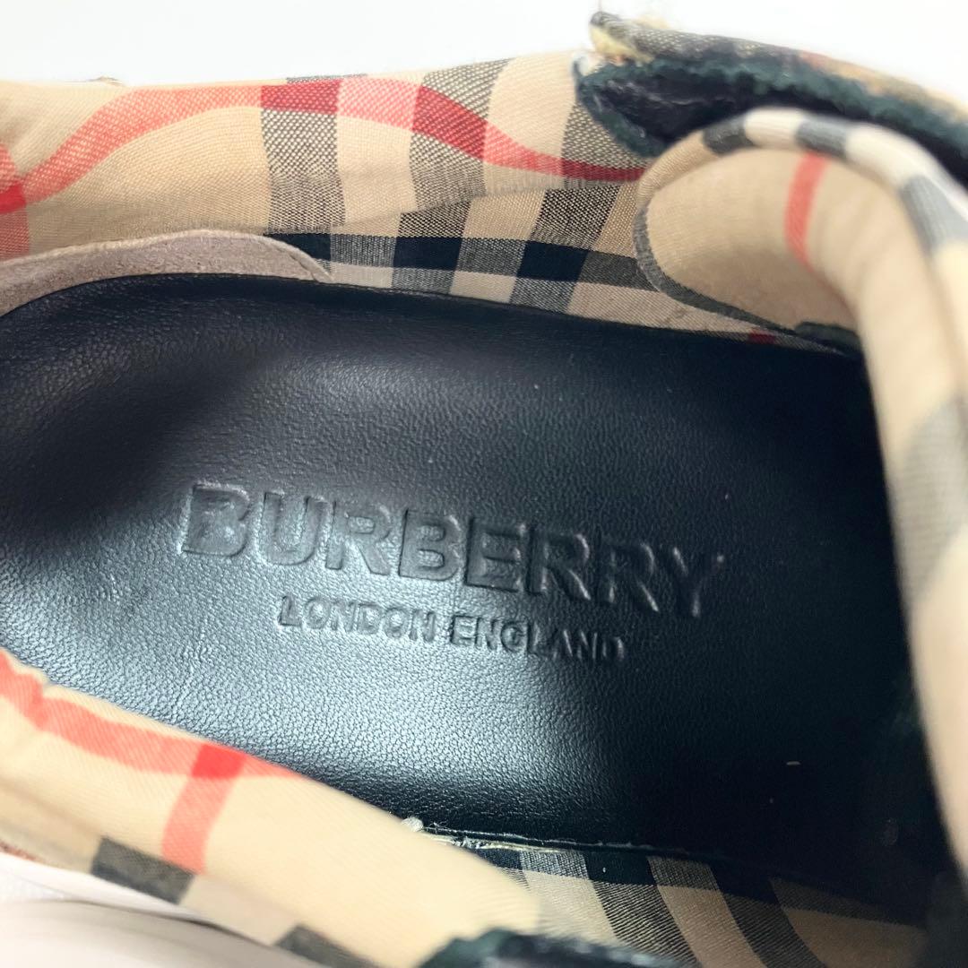 【定価12.5万円】BURRBERY ノバチェック ダッドスニーカー 37