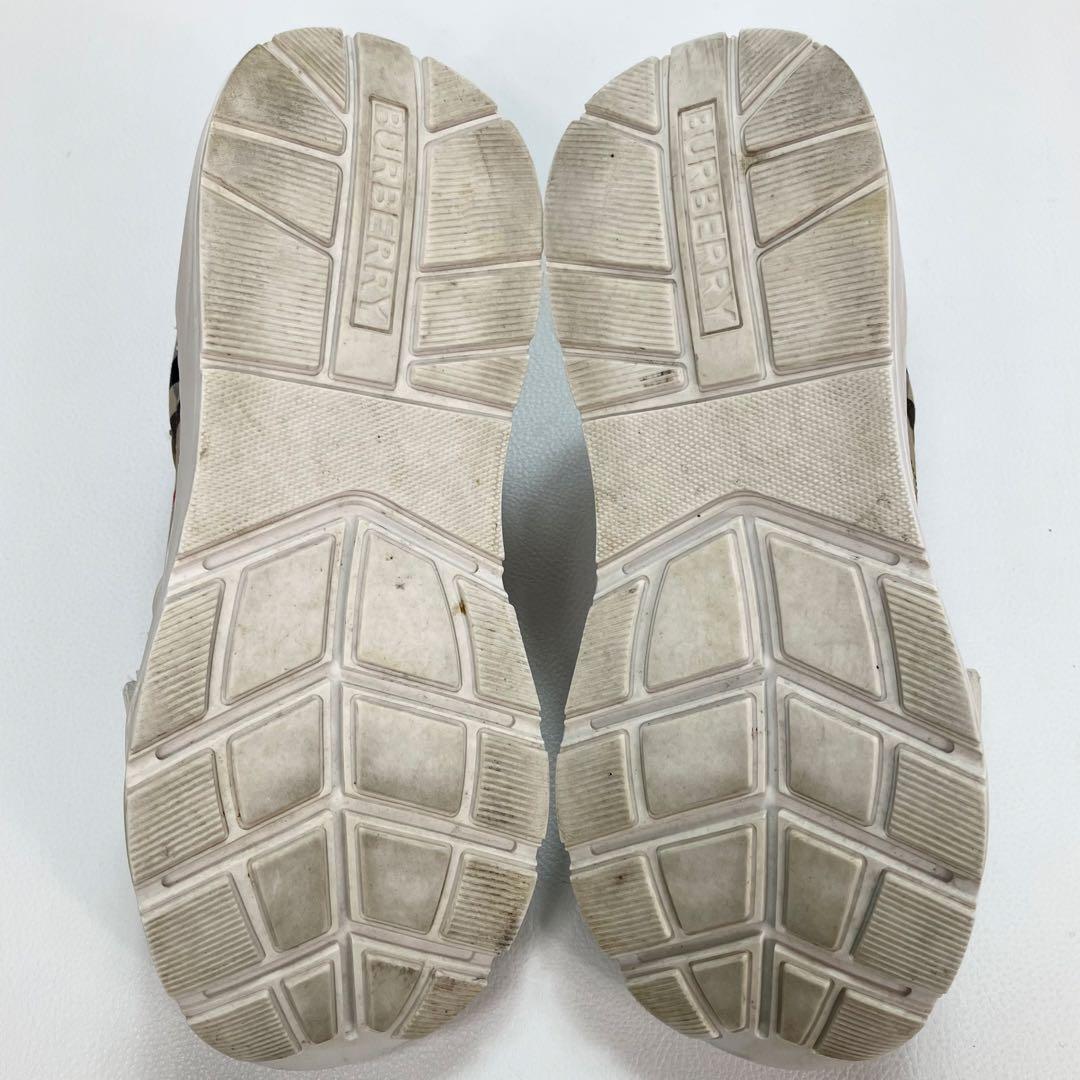 【定価12.5万円】BURRBERY ノバチェック ダッドスニーカー 37