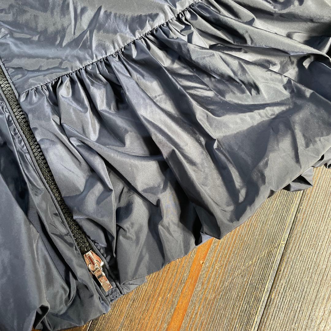 Moncler ネイビーフリルコート　キッズ12