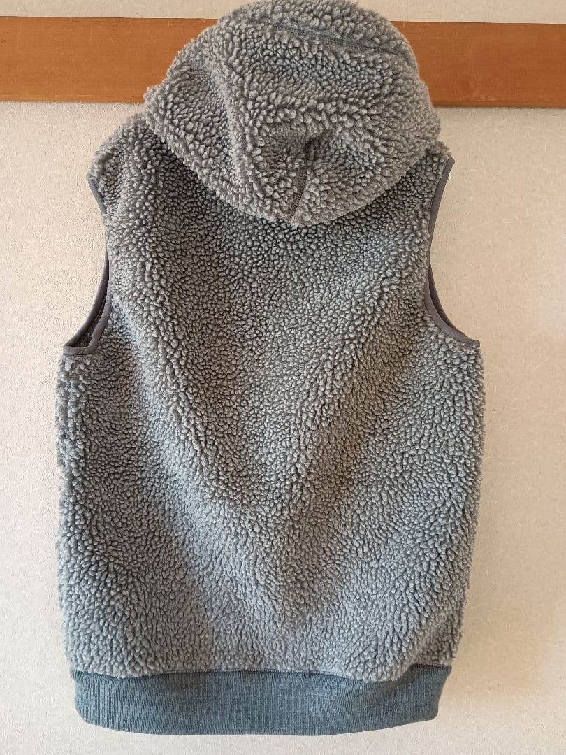 【新品タグ付】Gymphlex ジムフレックス ボアフードベスト ヘザーグレー