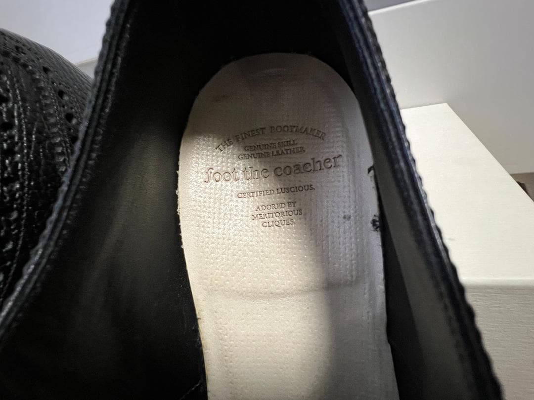 74800円フットザコーチャー美品25cm黒RESISTANCEメンズシューズ