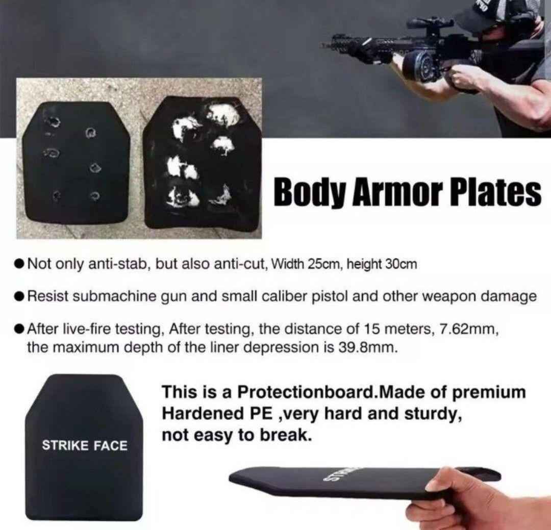 NIJ-ⅢA レベル3A 防弾プレート 2枚セット