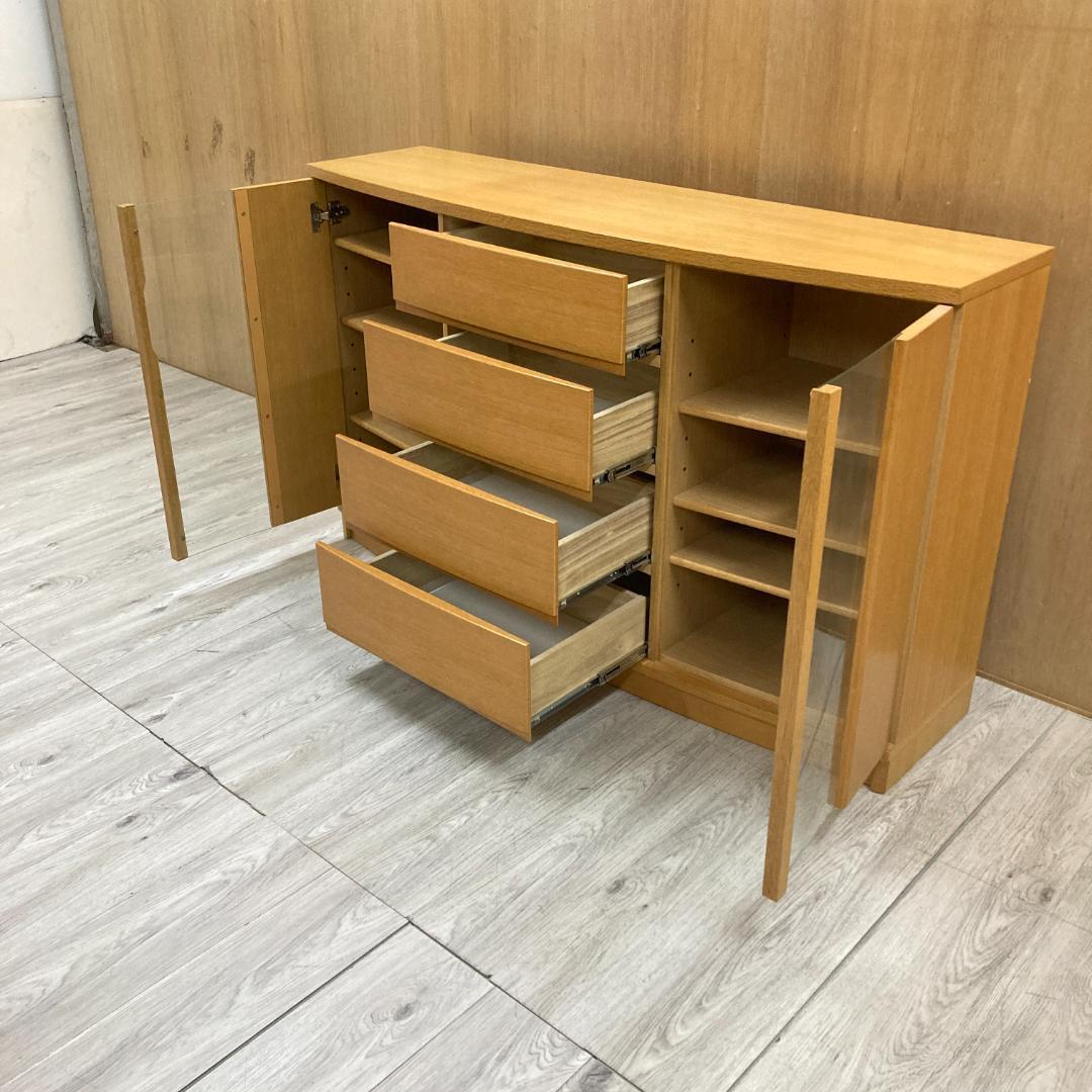 サイドボード　キャビネット　4段引き出し　収納　テレビ台　150ｃｍ