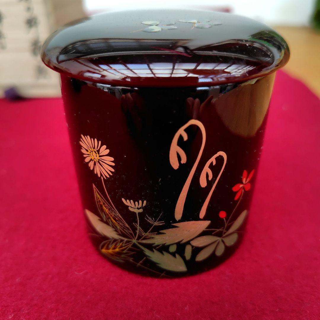 漆製蒔絵四季棗　4個