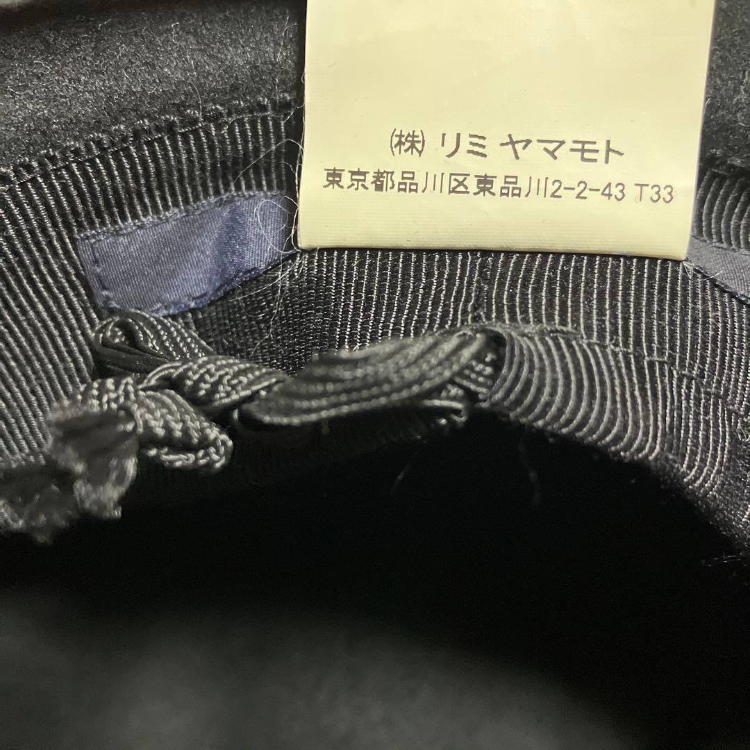 【美品】LIMI feu リミフー　リミヤマモト ウールフェルトハット