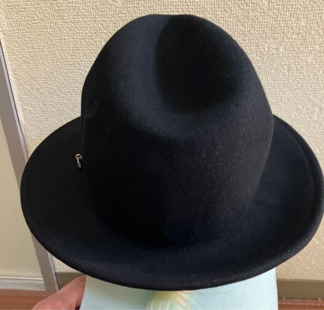 【美品】LIMI feu リミフー　リミヤマモト ウールフェルトハット