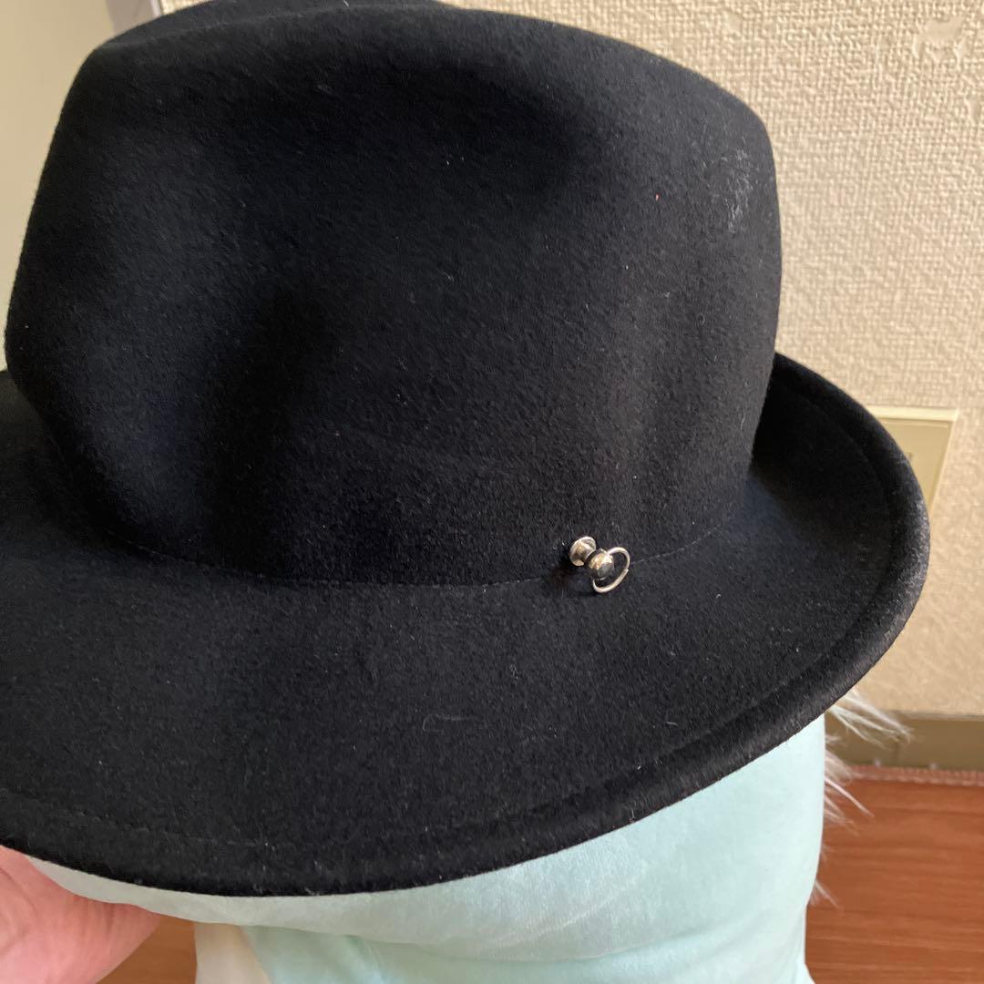 【美品】LIMI feu リミフー　リミヤマモト ウールフェルトハット