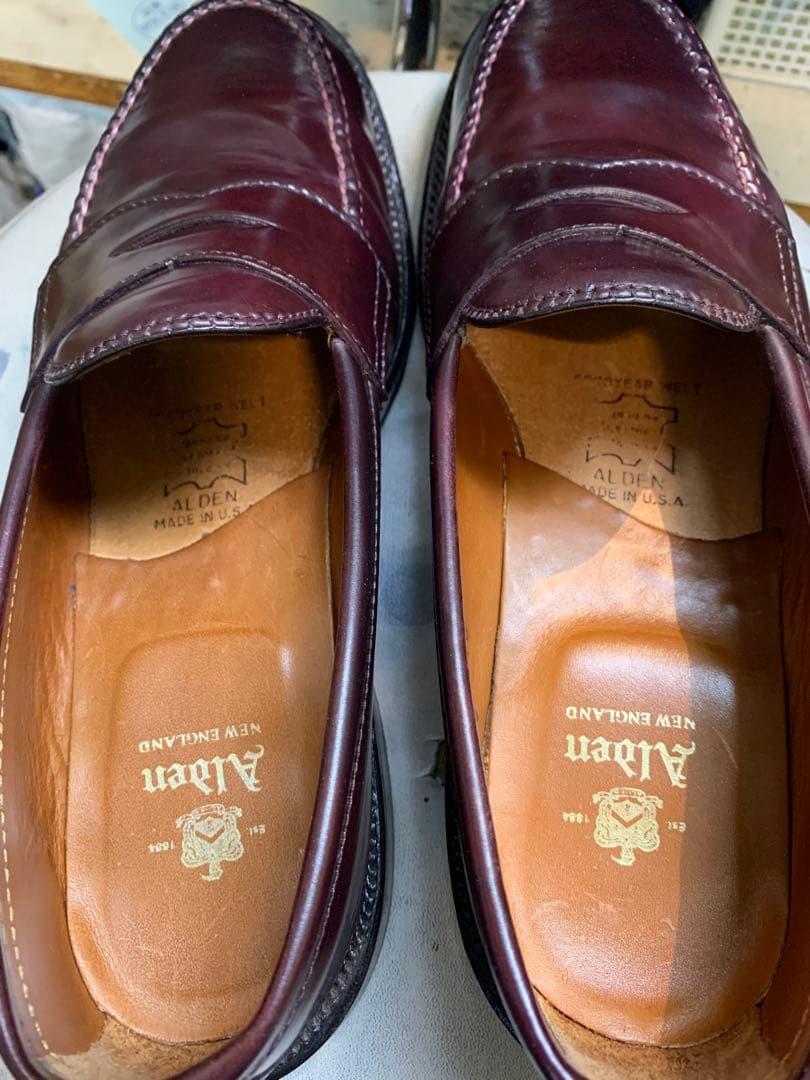 K*K様 オールデン コードバン　ローファー　986 71/2D Alde