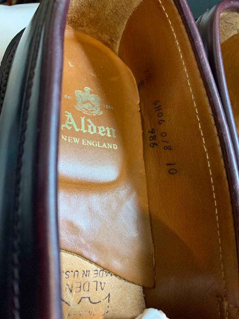 K*K様 オールデン コードバン　ローファー　986 71/2D Alde