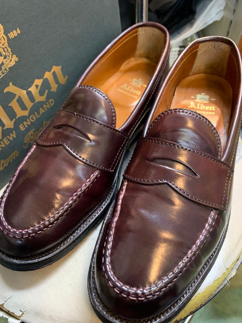 K*K様 オールデン コードバン　ローファー　986 71/2D Alde