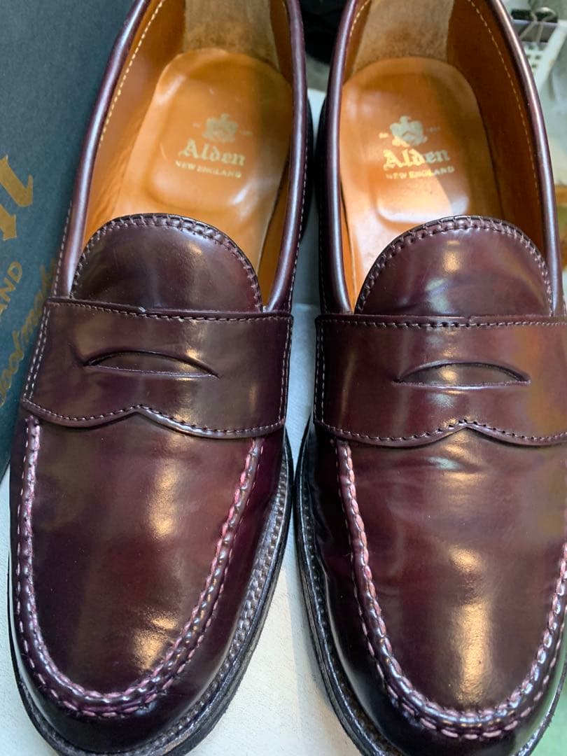 K*K様 オールデン コードバン　ローファー　986 71/2D Alde